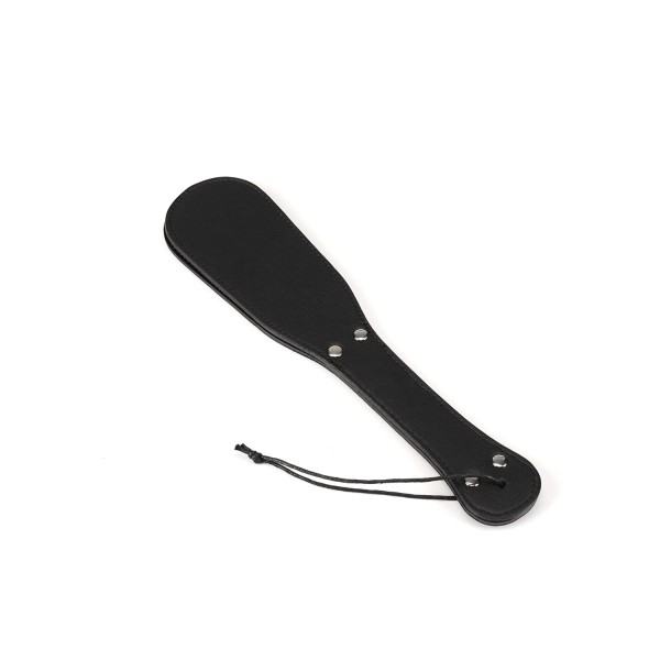 LIEBE SEELE Black Bond: Leather Split Spanking Paddle