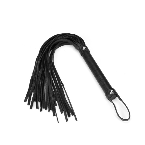 LIEBE SEELE Black Bond: Leder Flogger